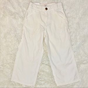 NWT Toddler Boys White Painters Pants